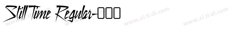 StillTime Regular字体转换
